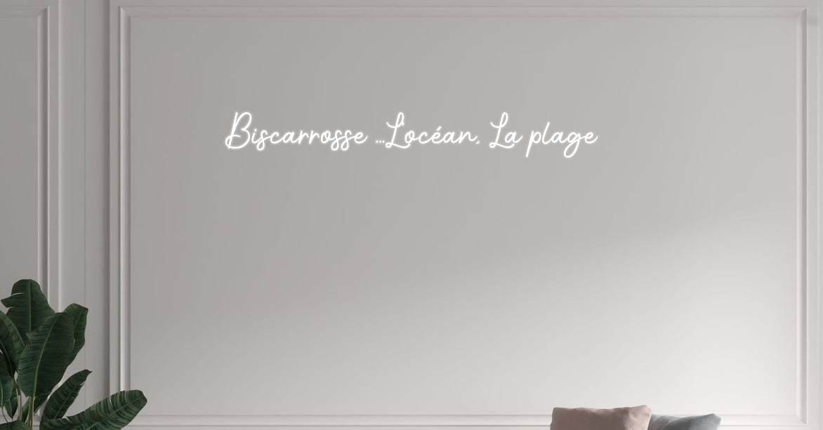 Custom text: Biscarrosse ...L